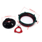 Racing Clear Clutch Cover & Spring Retainer for Ducati 1199 1299 Panigale (2012–2019)