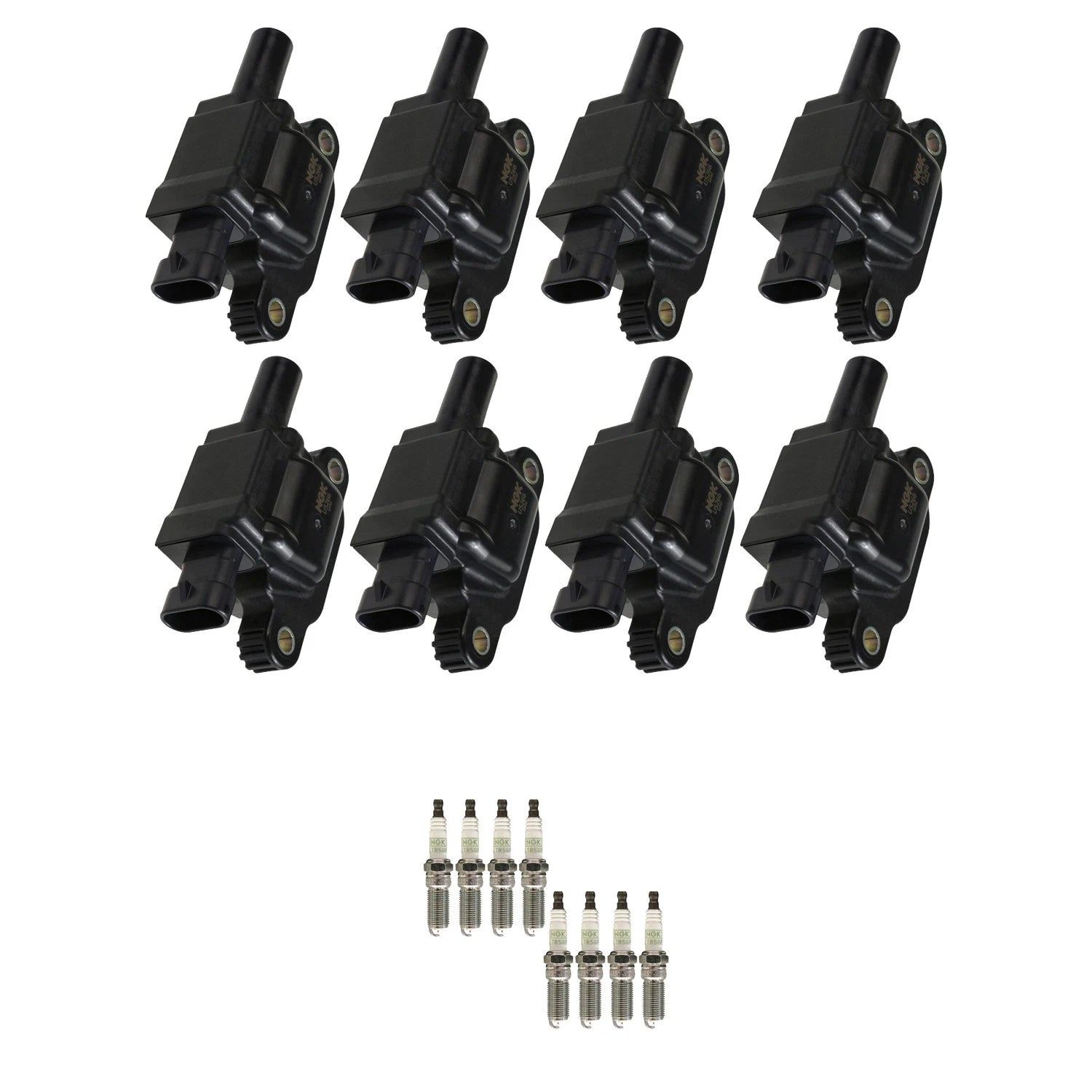 Set of 8 NGK Ignition Coils & Platinum Spark Plugs for Camaro Express 2500 3500