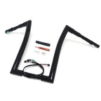 14" Rise Prewired Ape Hanger Handlebar for Harley Road King FLHR FLHRC (2014–2015)