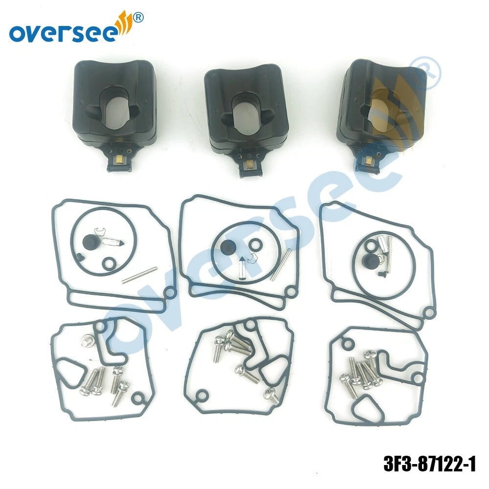 3X Carburetor Repair Kit 3F3-87122-1 for Tohatsu Outboard M 60B/70B (2003–UP)