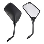 Pair Black Rearview Mirrors for Kawasaki KLR250 KLR600 KLR650 (1987–2007)