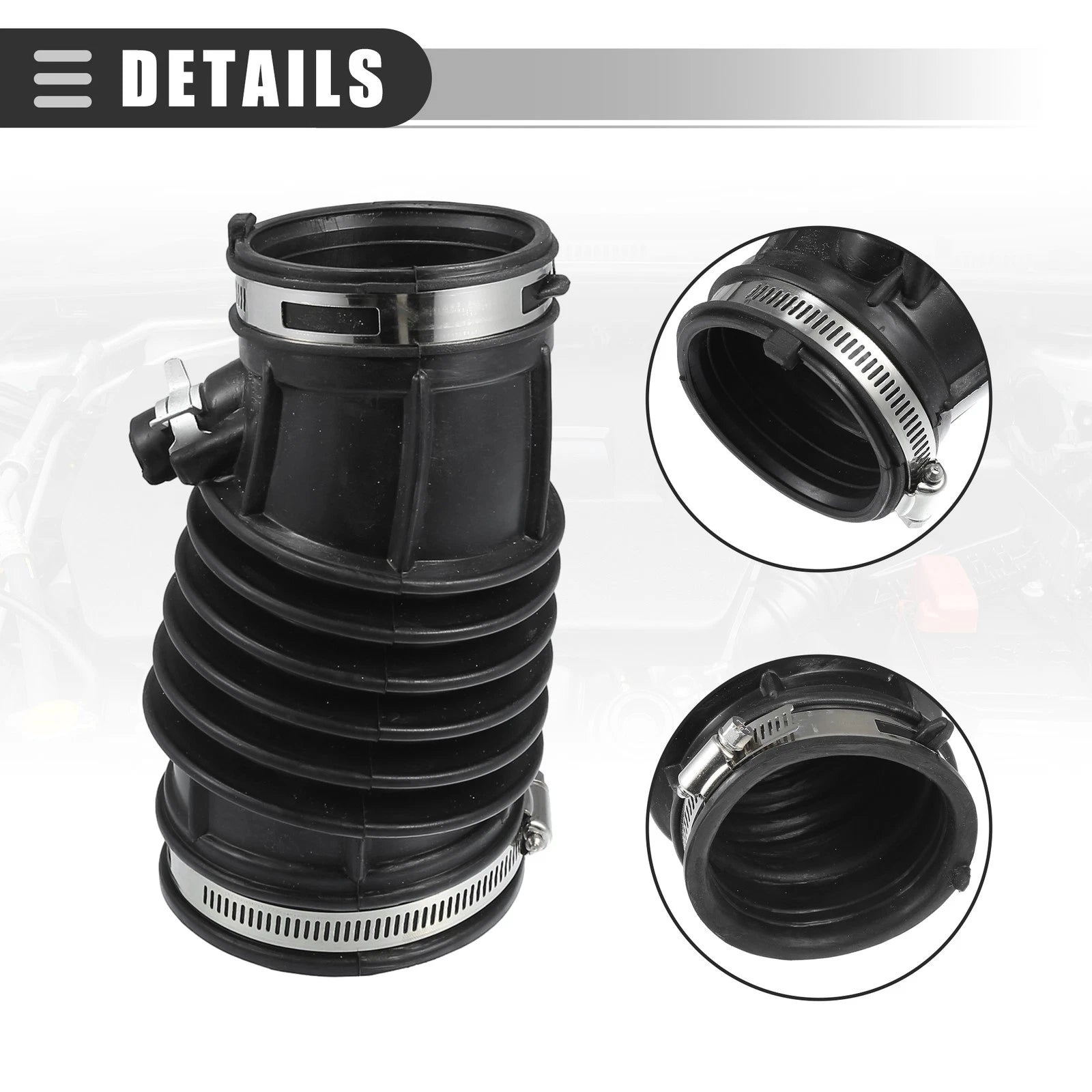 Air Intake Hose with Clamp for Honda CR-V (2015–2016) Rubber No.172285LAA00