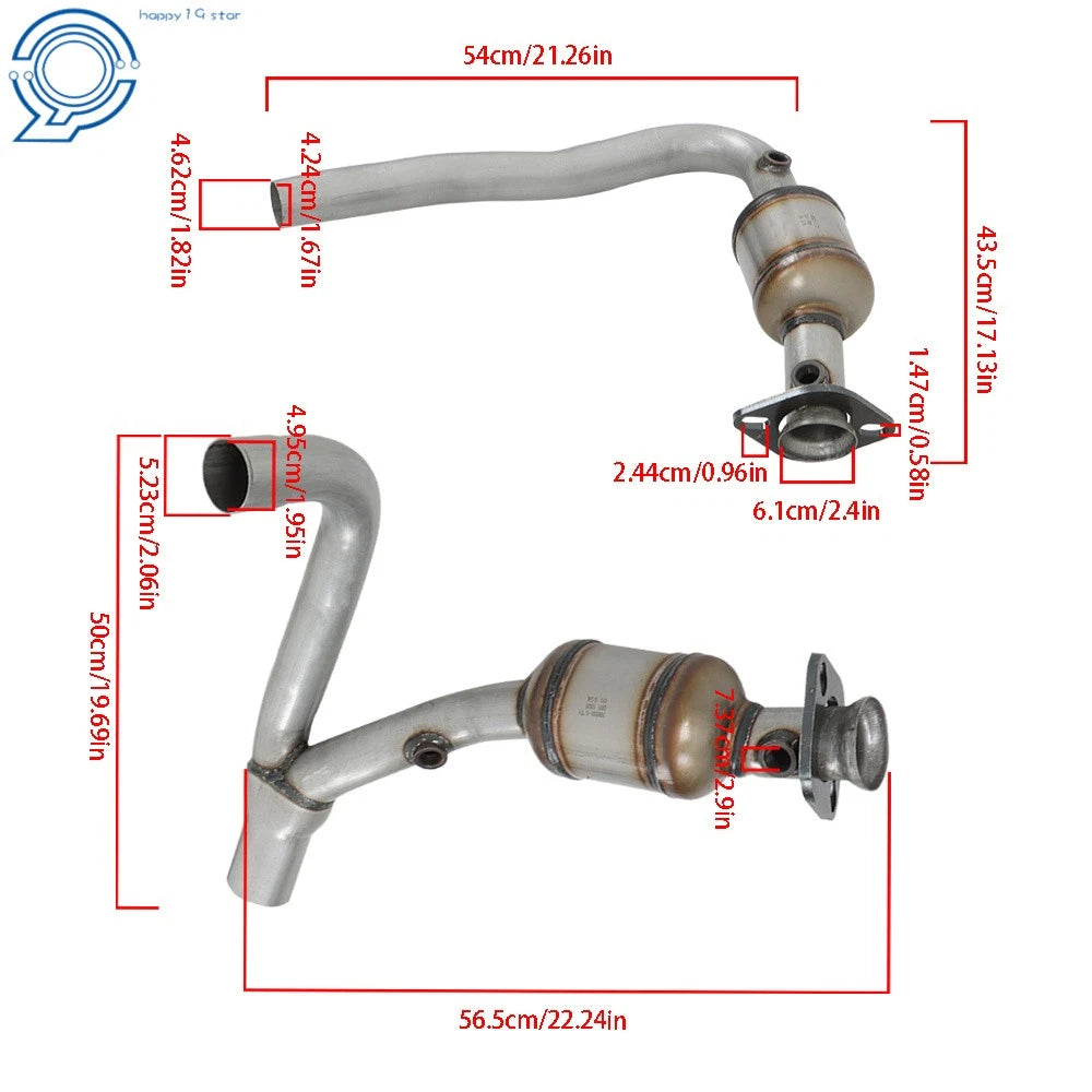 Y Pipe Catalytic Converters for Dodge Dakota (2004–2010)