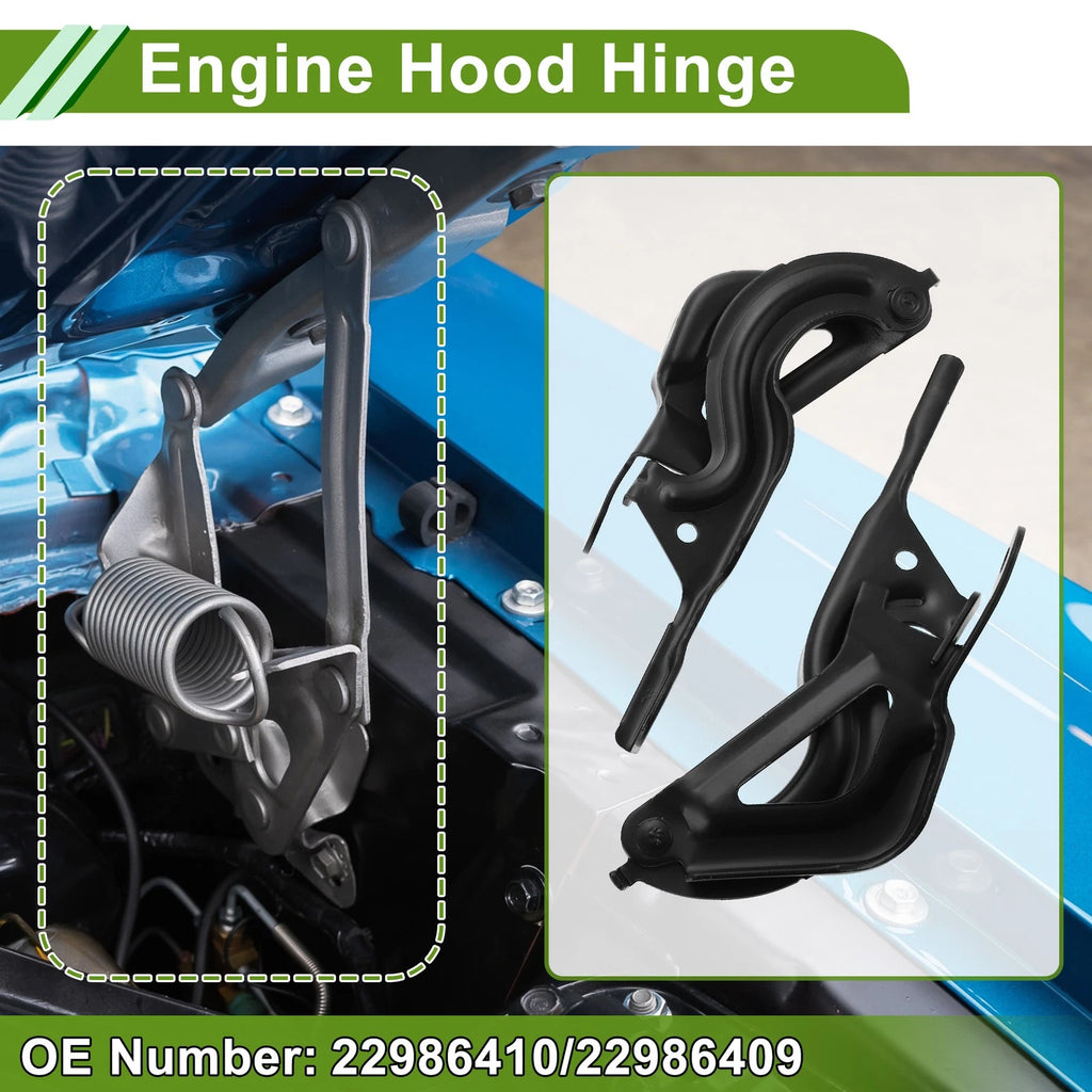 Hood Hinges Set of 2 for Chevrolet Malibu (2013–2015) No. 22986410