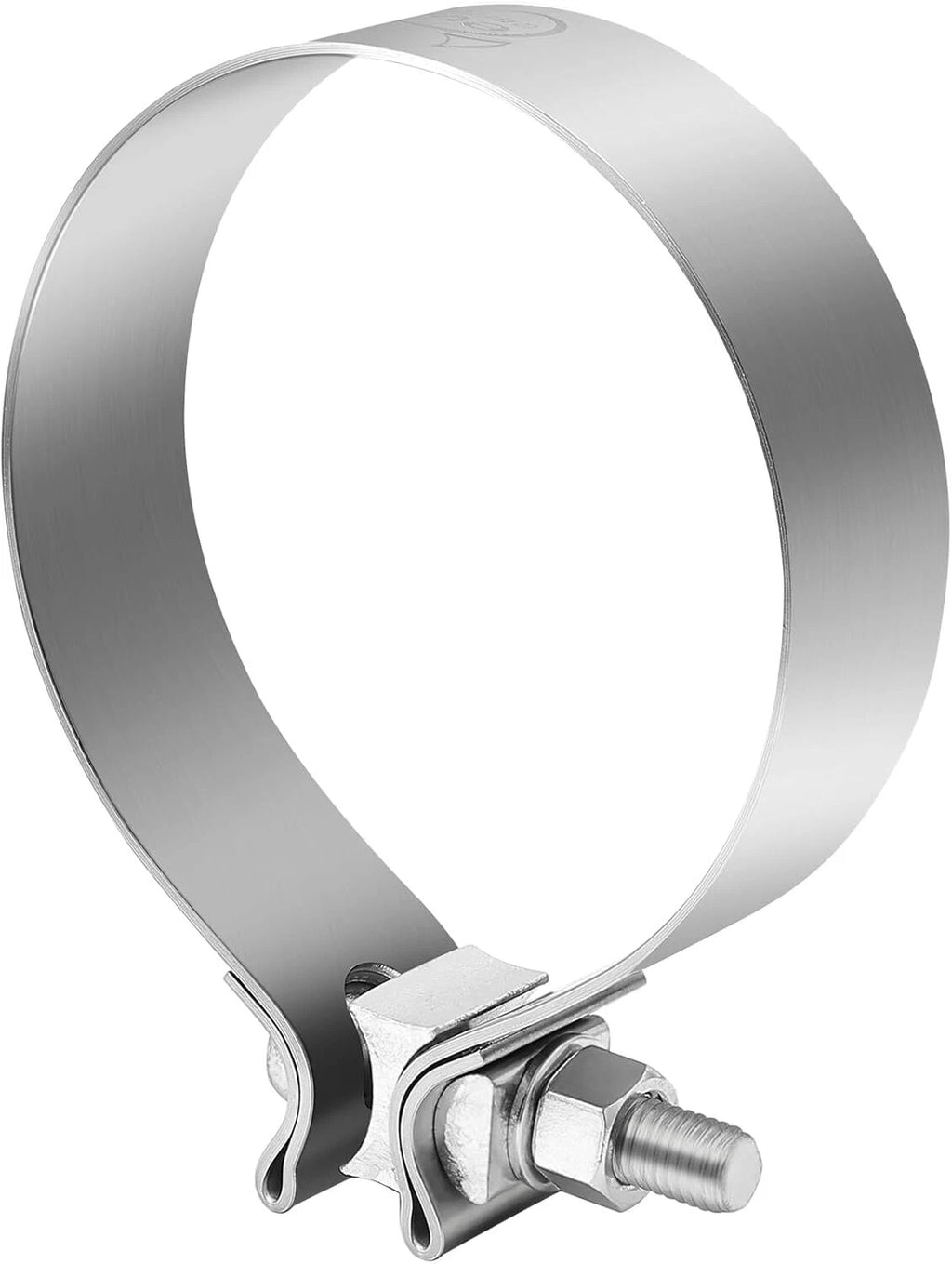 4PCS Exhaust Clamp for Universal Fit (5" Inch, T304 Stainless Steel)