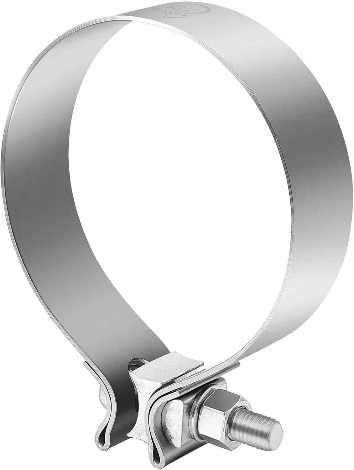 4PCS Exhaust Clamp for Universal Fit (5" Inch, T304 Stainless Steel)