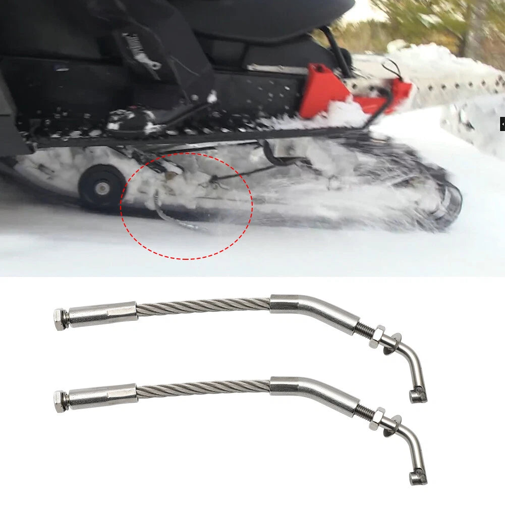 Snow Ice Scratchers for Polaris Ski Doo (Reverse Compatible)