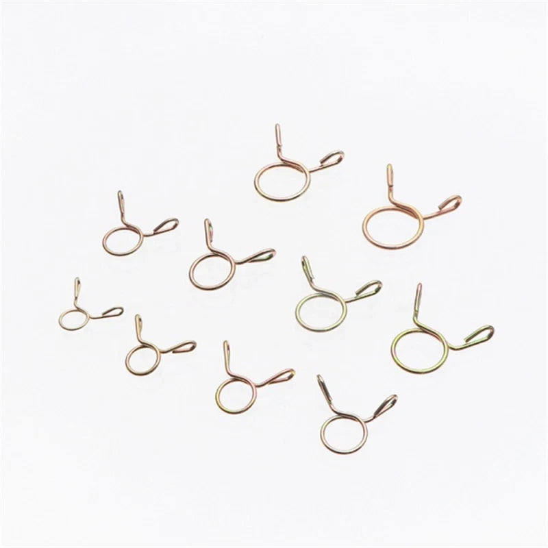 100PCS Double Wire Spring Hose Clamps for