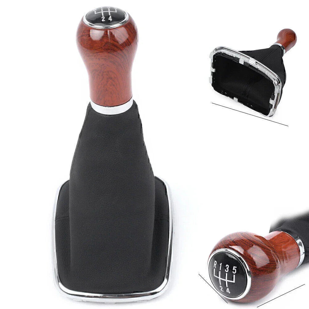 5 Speed Gear Shift Knob Gaiter Boot Cover for Jetta Golf MK4 Bora R32 (99-04)
