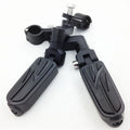 1" Flame Foot Peg Clamps for Yamaha Roadstar, Kawasaki Vulcan