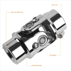 Steering U-Joint Kit 5/8" 36 Spline to 3/4" DD Stainless Steel