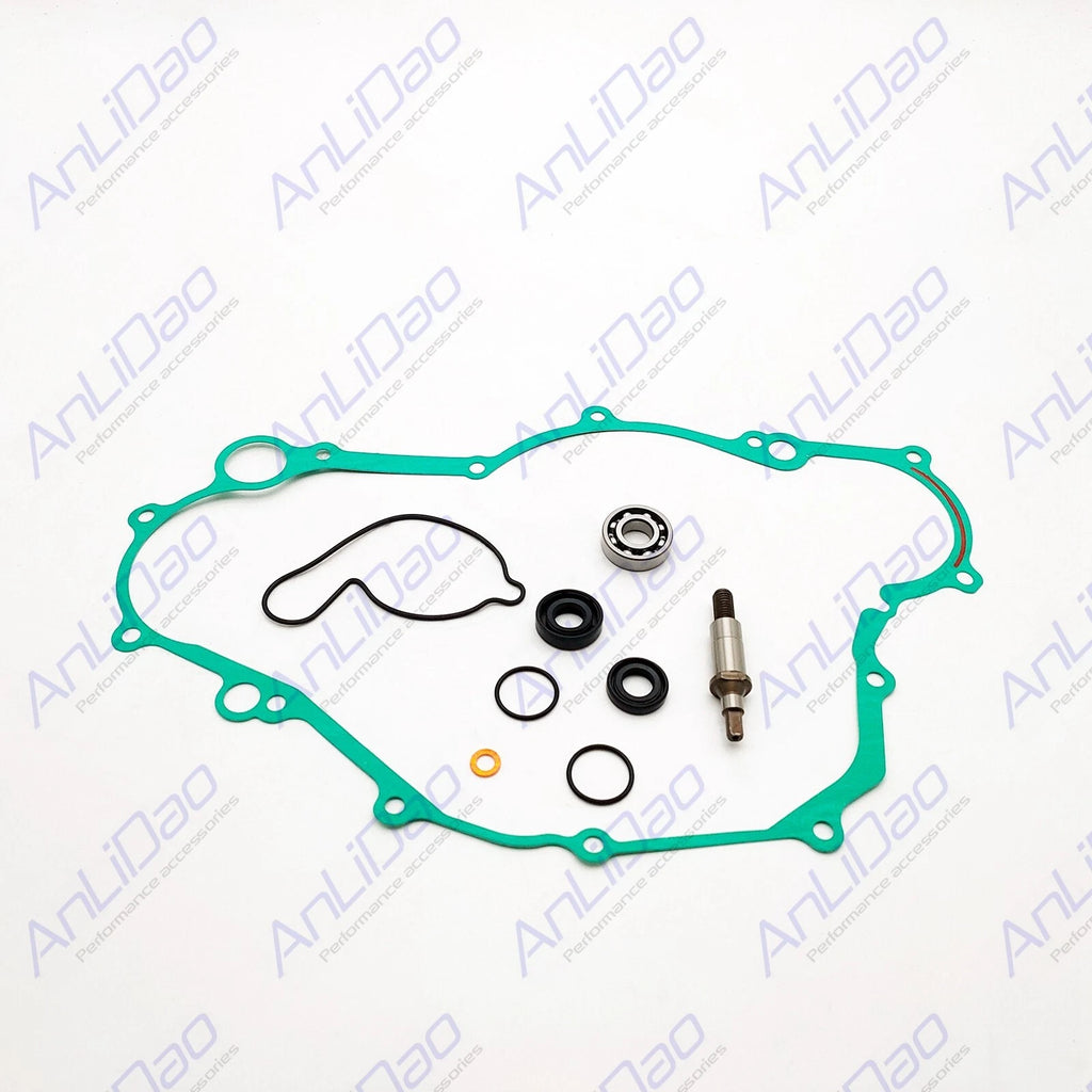 Water Pump Shaft Repair Kit for Yamaha YFZ 450 (2004–2023) Seals Bearings O-Rings