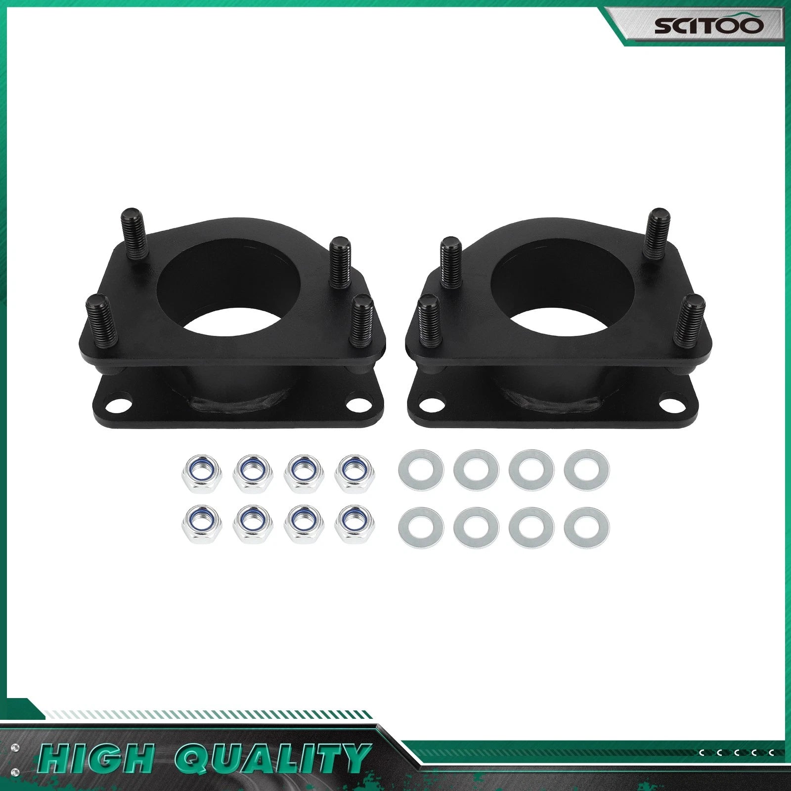 Set of 4 Lift 2.5" Front 2" Rear Steel Leveling Kit for Jeep Liberty (2002–2007)