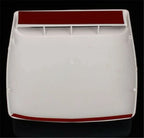 White ABS Car Air Flow Intake Hood Scoop Vent Cover