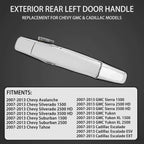Chrome Door Handle Front Right for Chevy Silverado GMC Sierra (2007–2013)