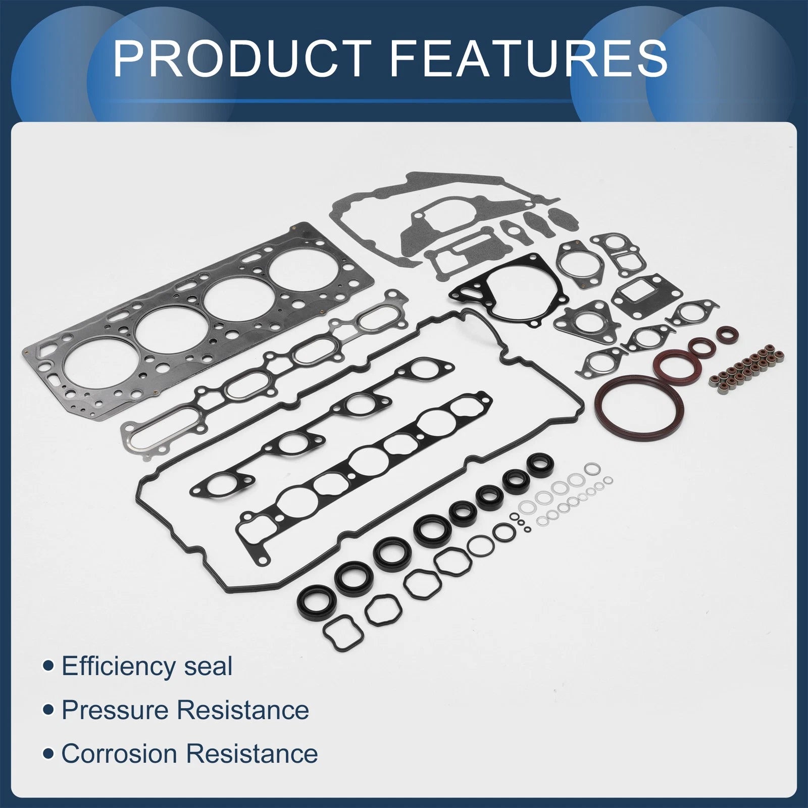 Cylinder Head Gasket Kit No. 1000A407 for Mitsubishi 4D56T (1980–1990)