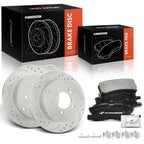 Rear Brake Rotor & Ceramic Pad Set for Mitsubishi Outlander (2007–2013)