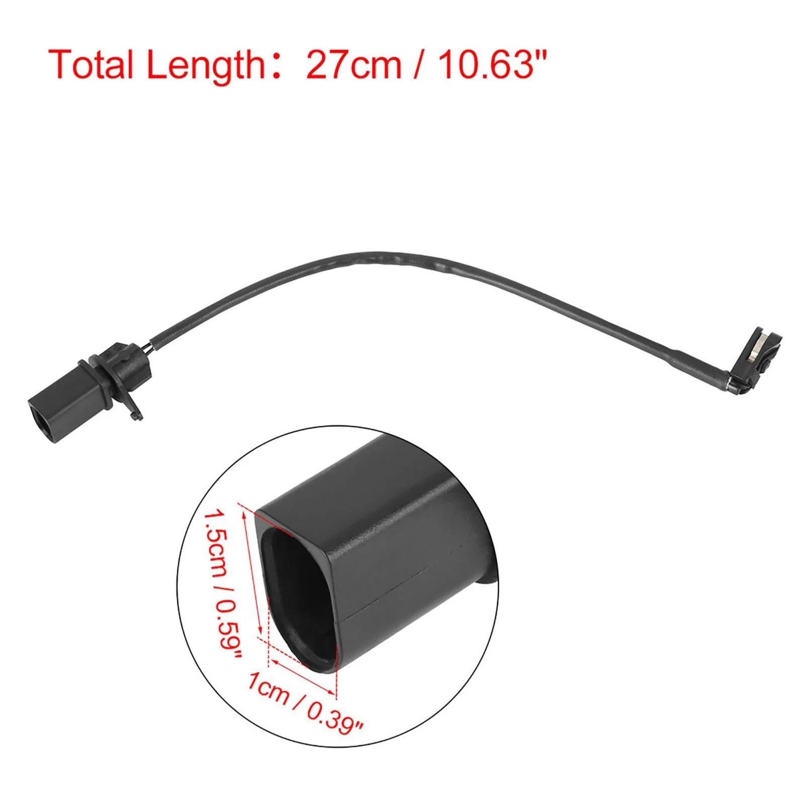 2X Rear Brake Pad Electronic Wear Sensor for Audi A4 (2015–2018) 8W0615121H
