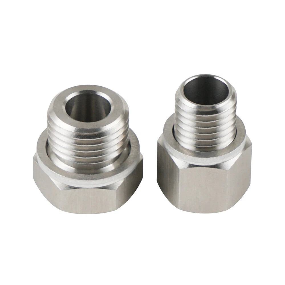 Oil Pressure & Coolant Temp Gauge Fitting Adapters for LS1 LS2 LS3 LS7 LSX (1/8)