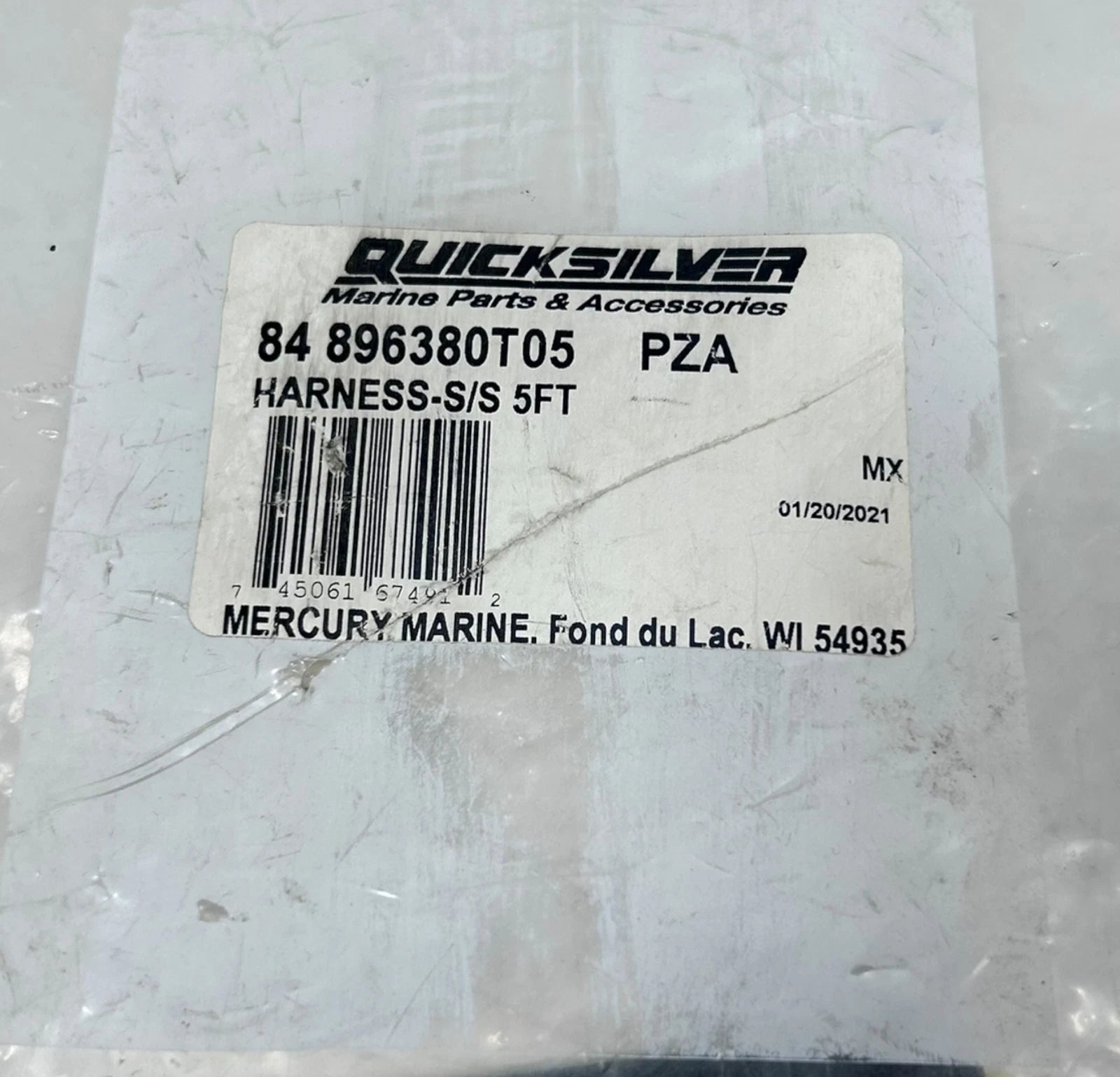 Marine Start / Stop Extension Harness 5 FT for Mercury Quicksilver (84-896380T05)