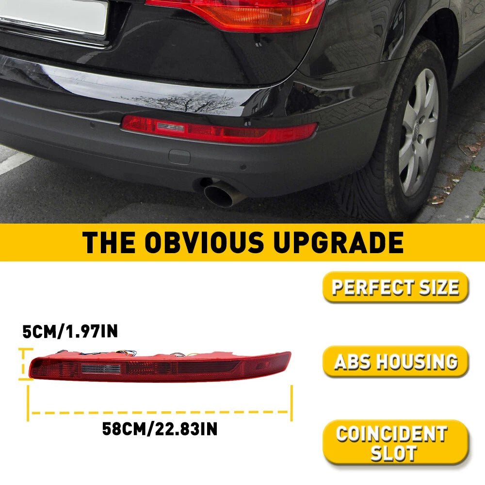 Rear Right Tail Light Reflector for Audi Q7 (2006–2015) Red Lens
