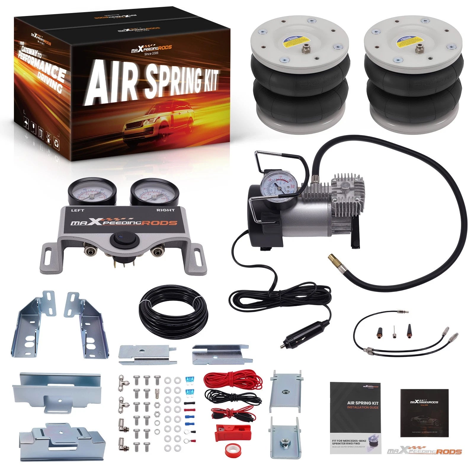 Air Suspension Spring Kit for Mercedes-Benz Sprinter (2006–2020)