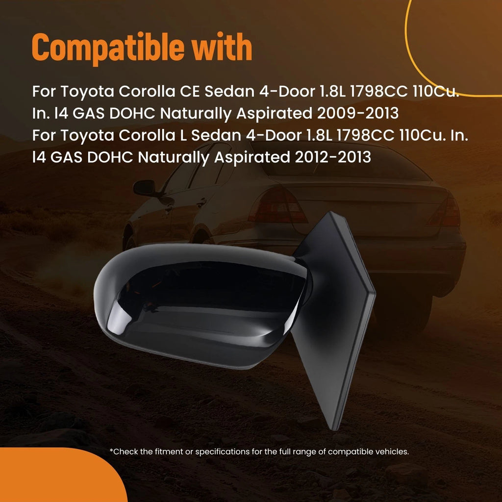 Left Mirror for Toyota Corolla (2009–2013) 8794012C60 3Pin