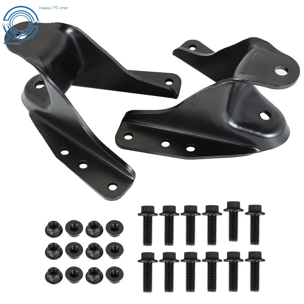 2pc Rear Leaf Spring Forward Shackle Bracket for Ford F250 F350 