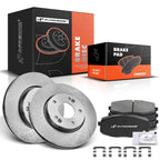 Front Disc Brake Rotor & Ceramic Pad Set for Kia Forte (2010–2013)