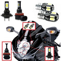 4x LED Headlight Parking Light Bulbs Set White for Suzuki GSXR 600 750