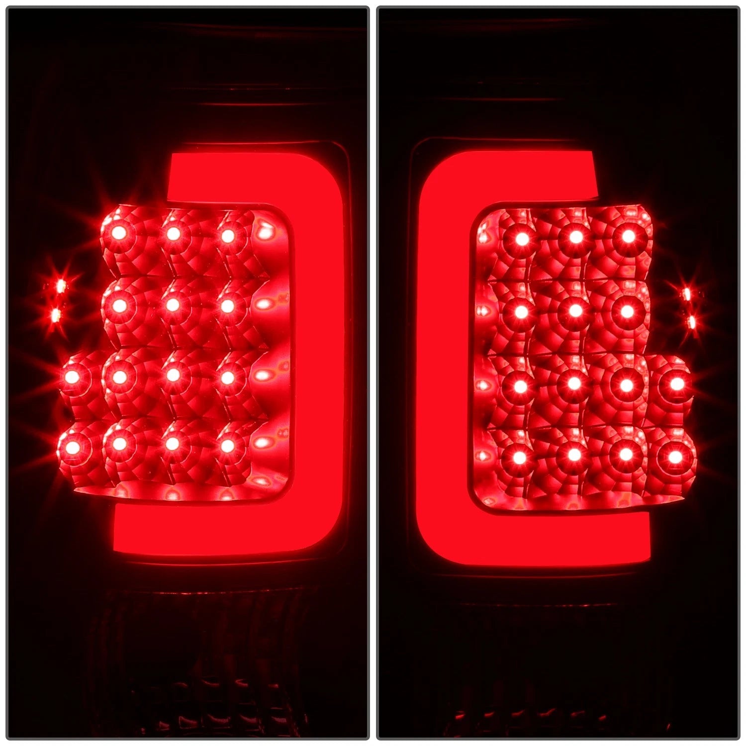 LED C-Tube Tail Brake Light Lamps for Silverado Sierra 1500 2500 (1999–2003)