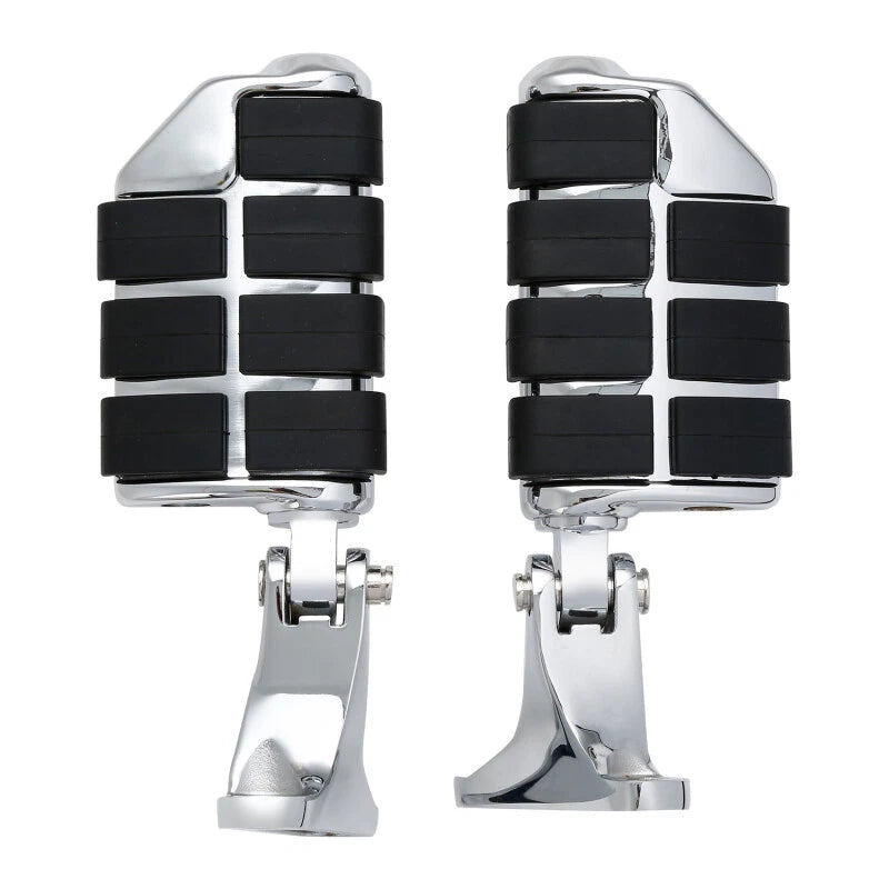 Chrome Rear Passenger Foot Peg Mount for Harley Touring Road Glide (1993–2025)