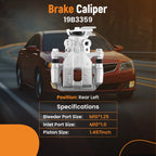 Brake Caliper Assembly Rear Driver Side for Honda Accord (2008–2012)