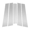 Set of 6 Door Pillar Window Trim for BMW X1 (2009–2015) Silver Tone