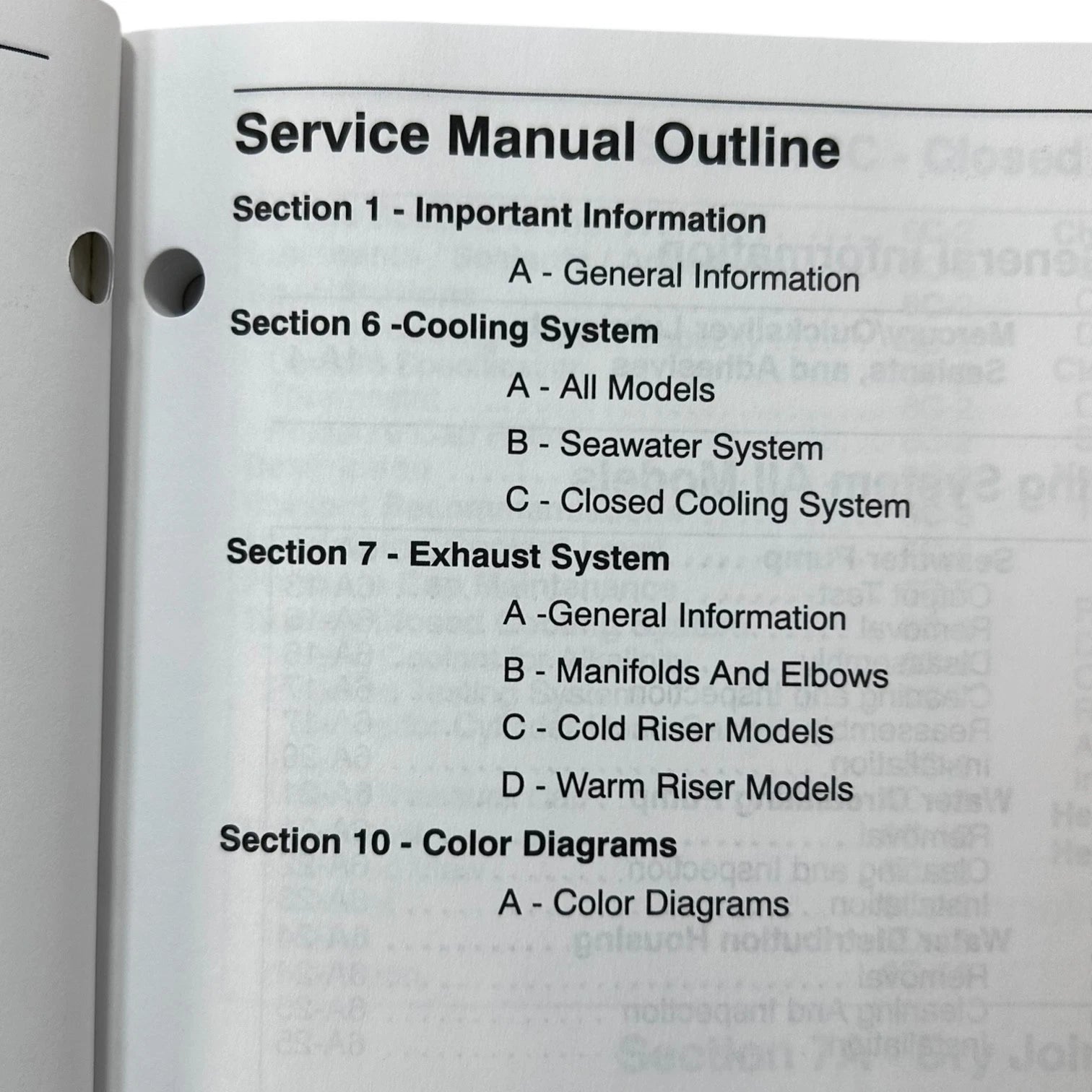 Service Manual Supplement for Mercury MerCruiser V-8 (90-86420020)