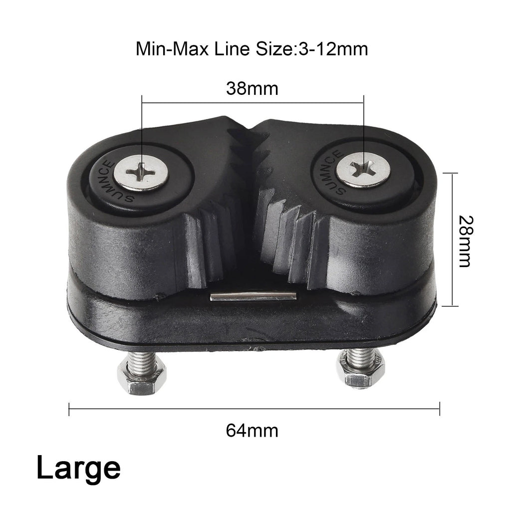 2X Lightweight Nylon Cleats for Kayak & Pilates Equipment Secure Lines