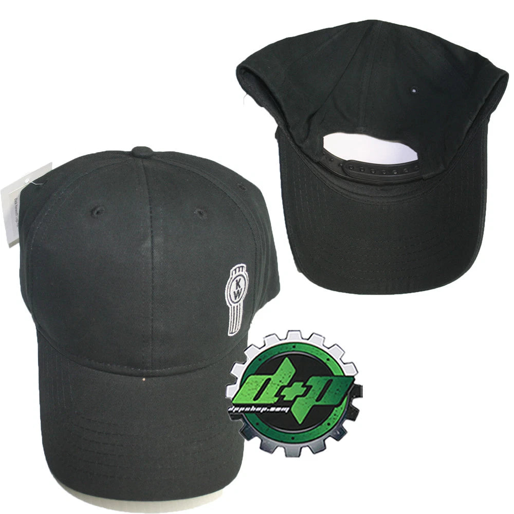 Kenworth Black Side Bug Baseball Cap for KW Semi Truck (Fits All Models)