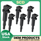 6X Ignition Coil for BMW 325 328 330 335 525 528 530 535i (2006–2013) 0221504470