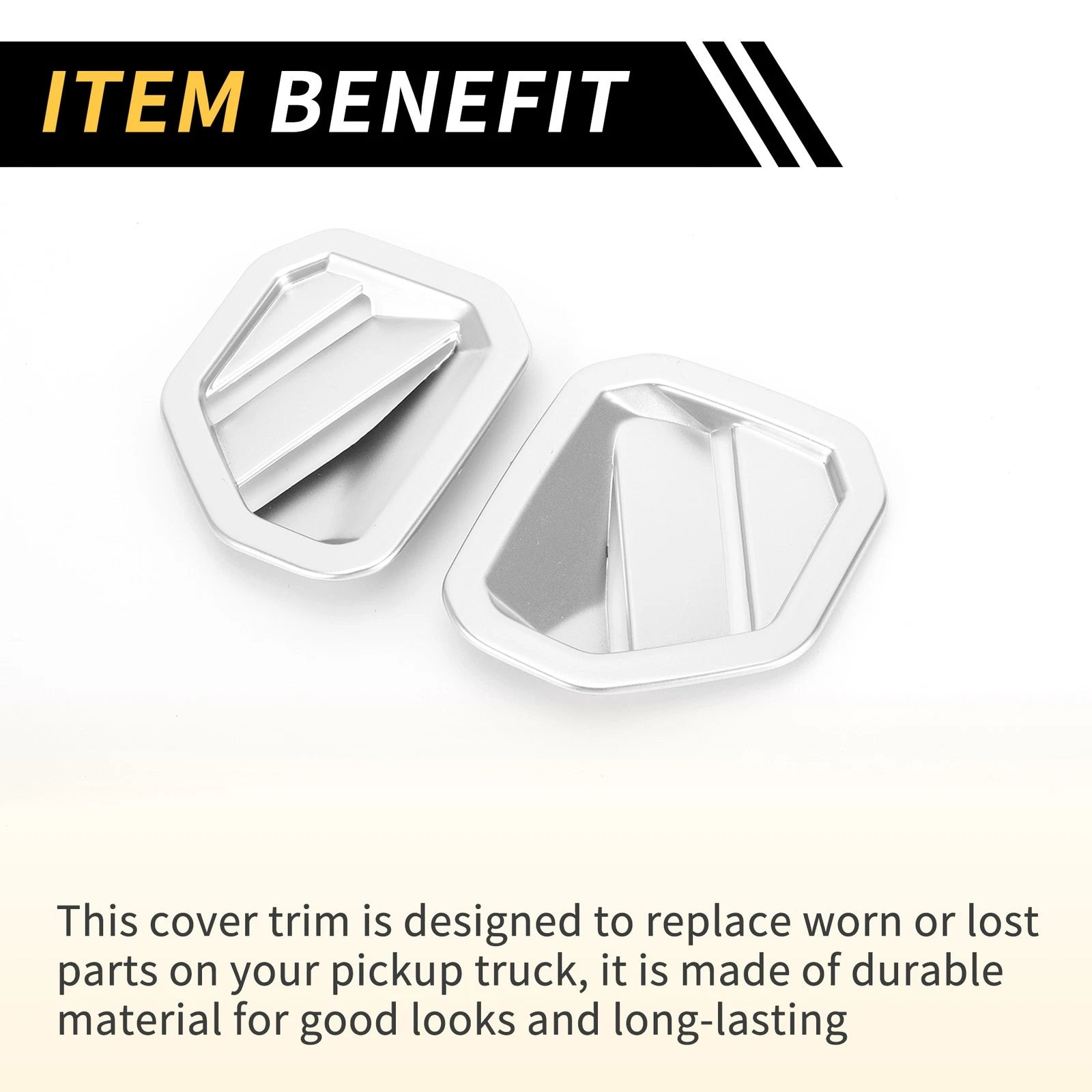 Set of 2 Dashboard Side Air Vent AC Outlet Cover Trim for Toyota Tundra (2022–2024)