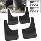 Set of 4 Mud Guards Splash Flaps for Chevy Silverado 1500 2500 3500 (2001–2014)