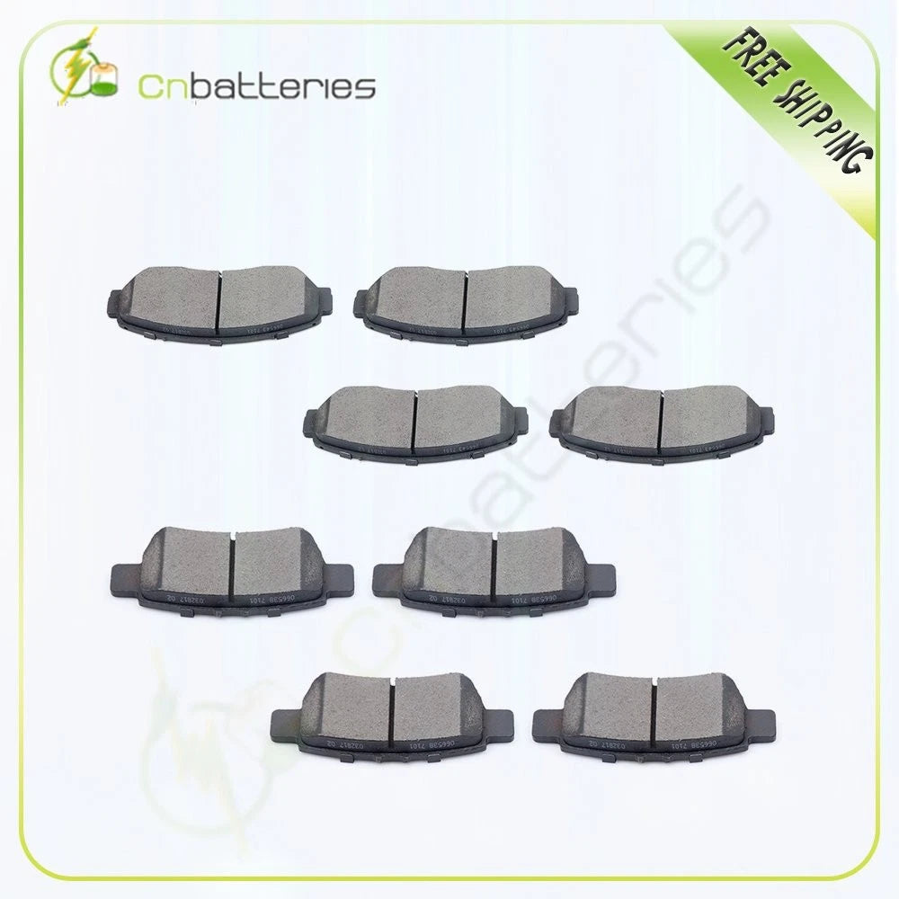 Set of 8 Ceramic Brake Pads for Honda Odyssey (2005–2010)