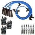 Set of 3 Ignition Coils & NGK 6 Ruthenium Spark Plugs for Malibu V6