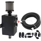 2L Oil Catch Can Reservoir Tank with 10AN Filter & Fuel Line Kit for