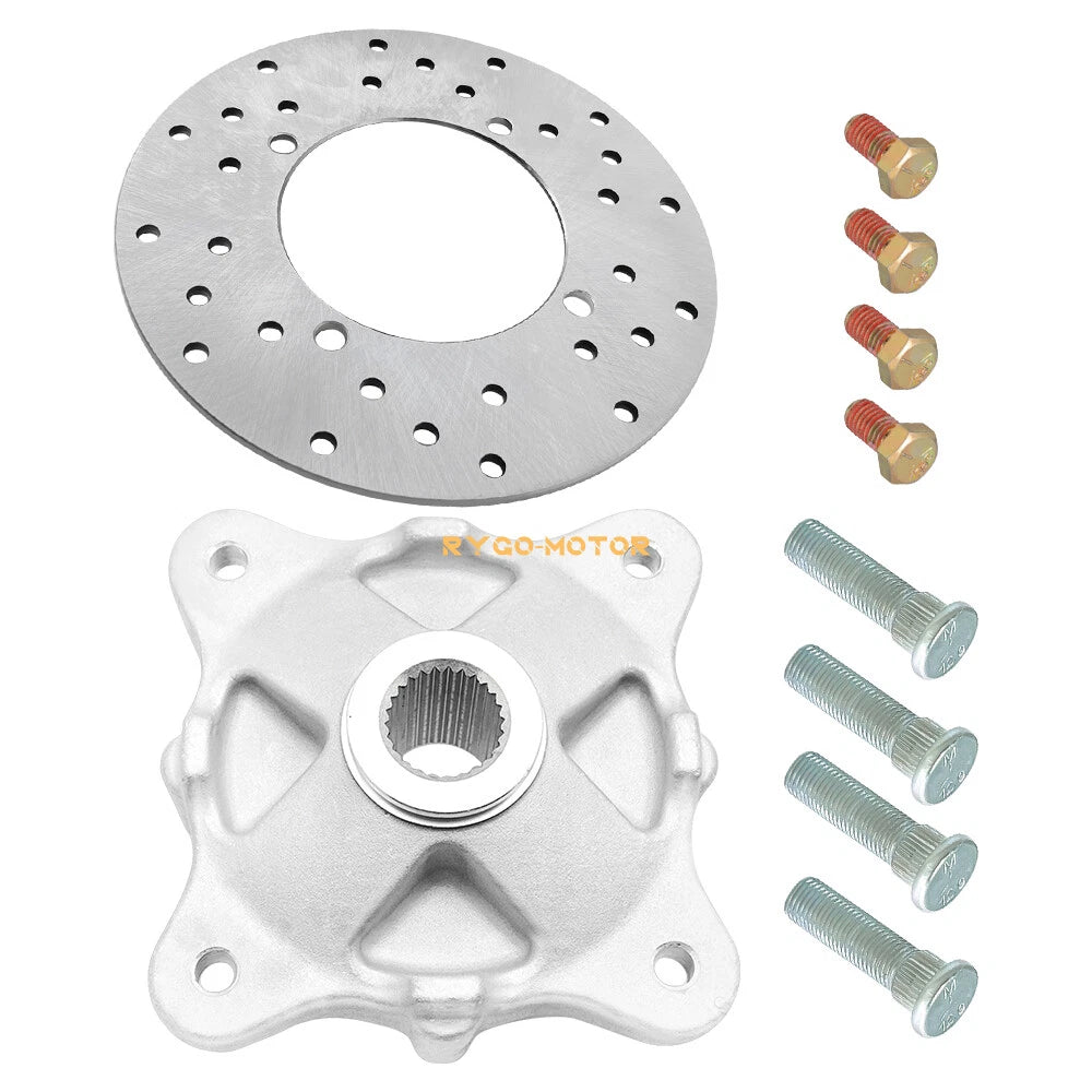 Rear Wheel Hub & Brake Rotor & Studs for Polaris RZR 570/800 (2008–2019)