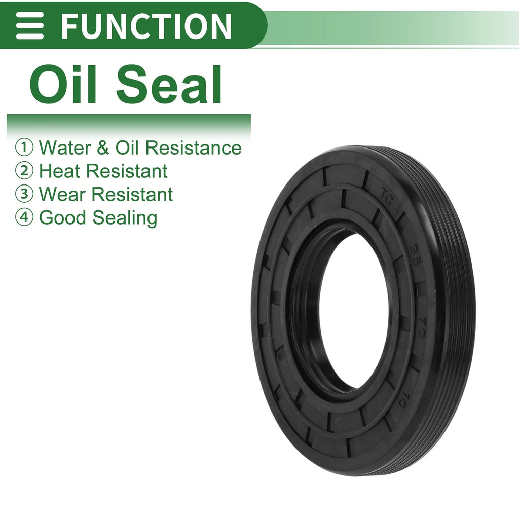 Oil Seal   - 35x70x10mm NBR Rubber High Pressure