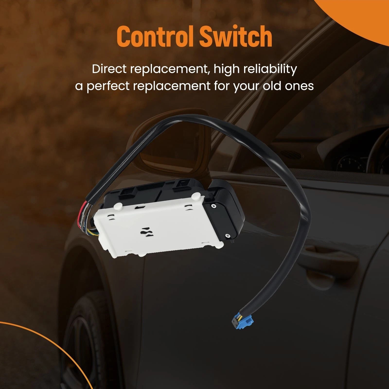Power Master Window Switch for Mercedes C230 C320 (2001-2007) Black