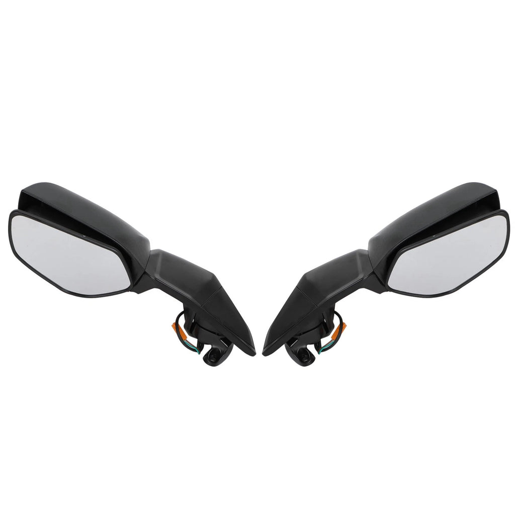 Rearview Side Mirrors w/Turn Signal for Kawasaki ZX-10R ZX-10RR (2016–2020)