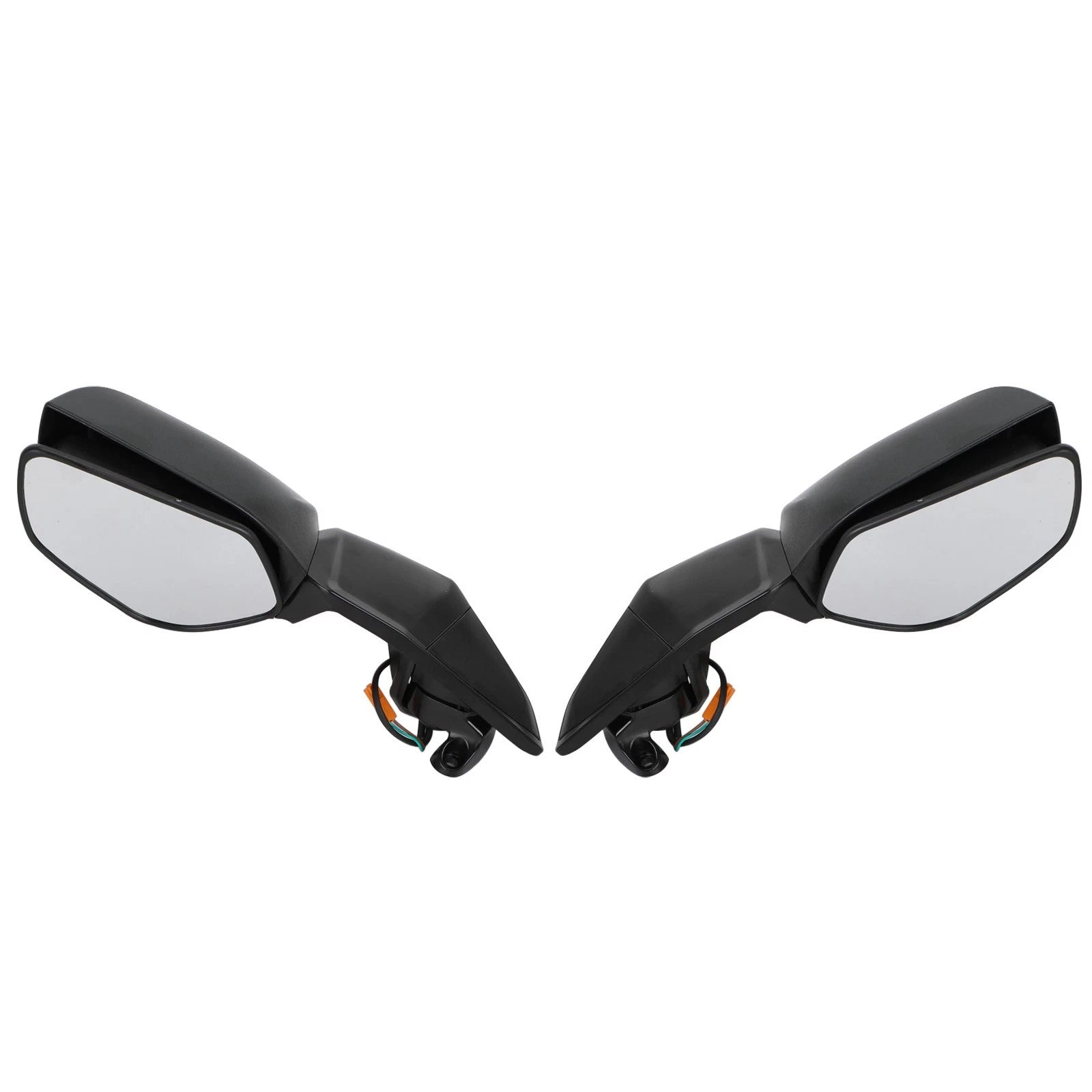 Rearview Side Mirrors w/Turn Signal for Kawasaki ZX-10R ZX-10RR (2016–2020)