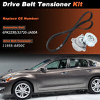 Drive Belt Tensioner Kit 11720JA00A for Nissan Altima Sentra X-Trail (–)
