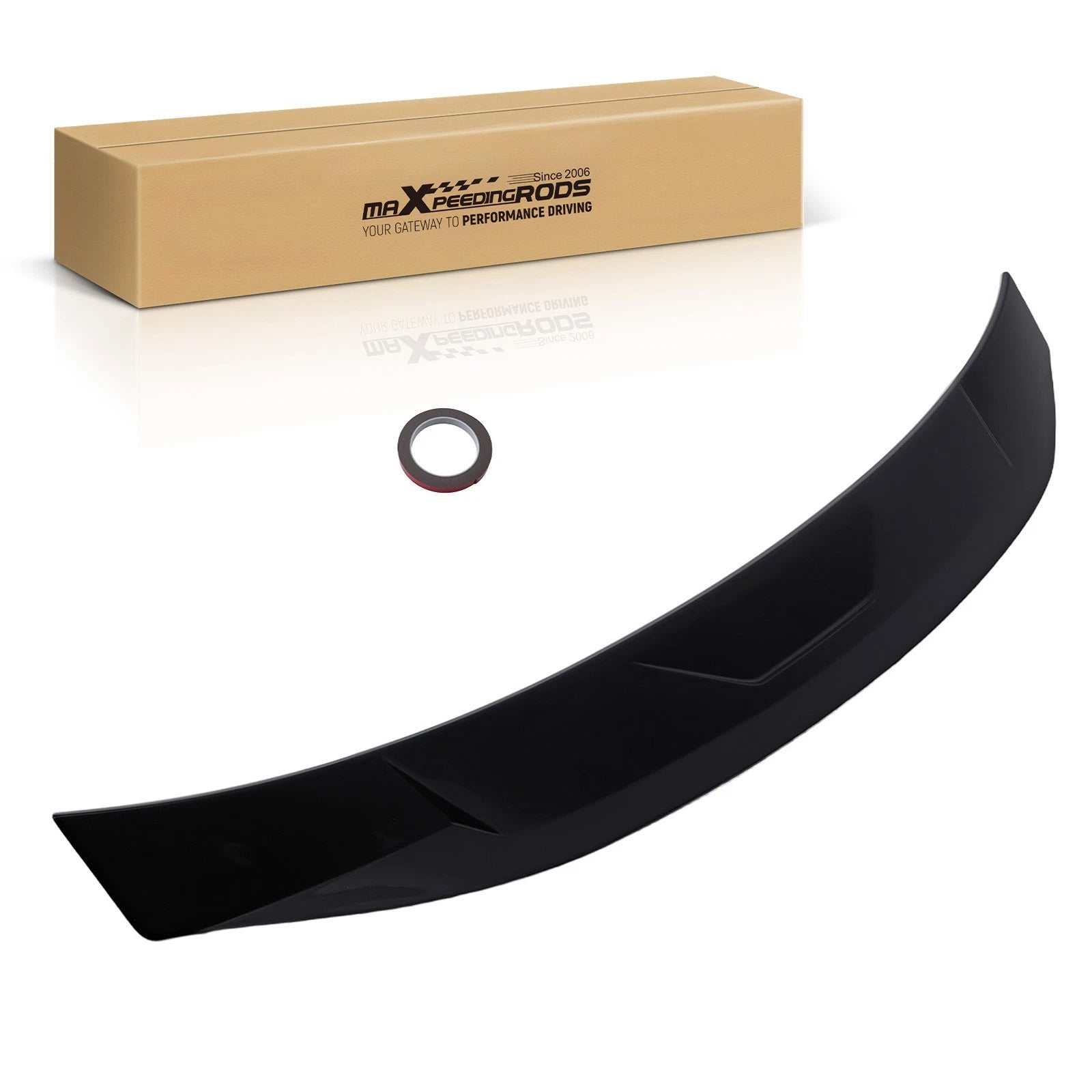 Trunk Lip Spoiler for Hyundai Sonata (2020–2025) Glossy Black Duckbill